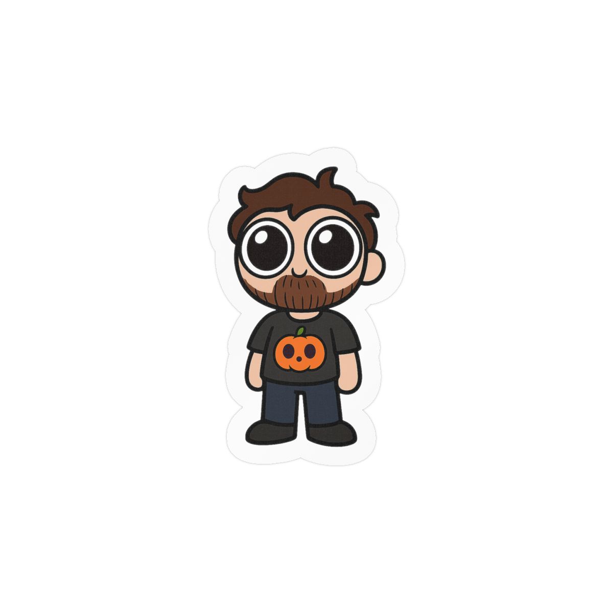 Tiny DougDoug Sticker | Cute Gamer Vinyl Decal