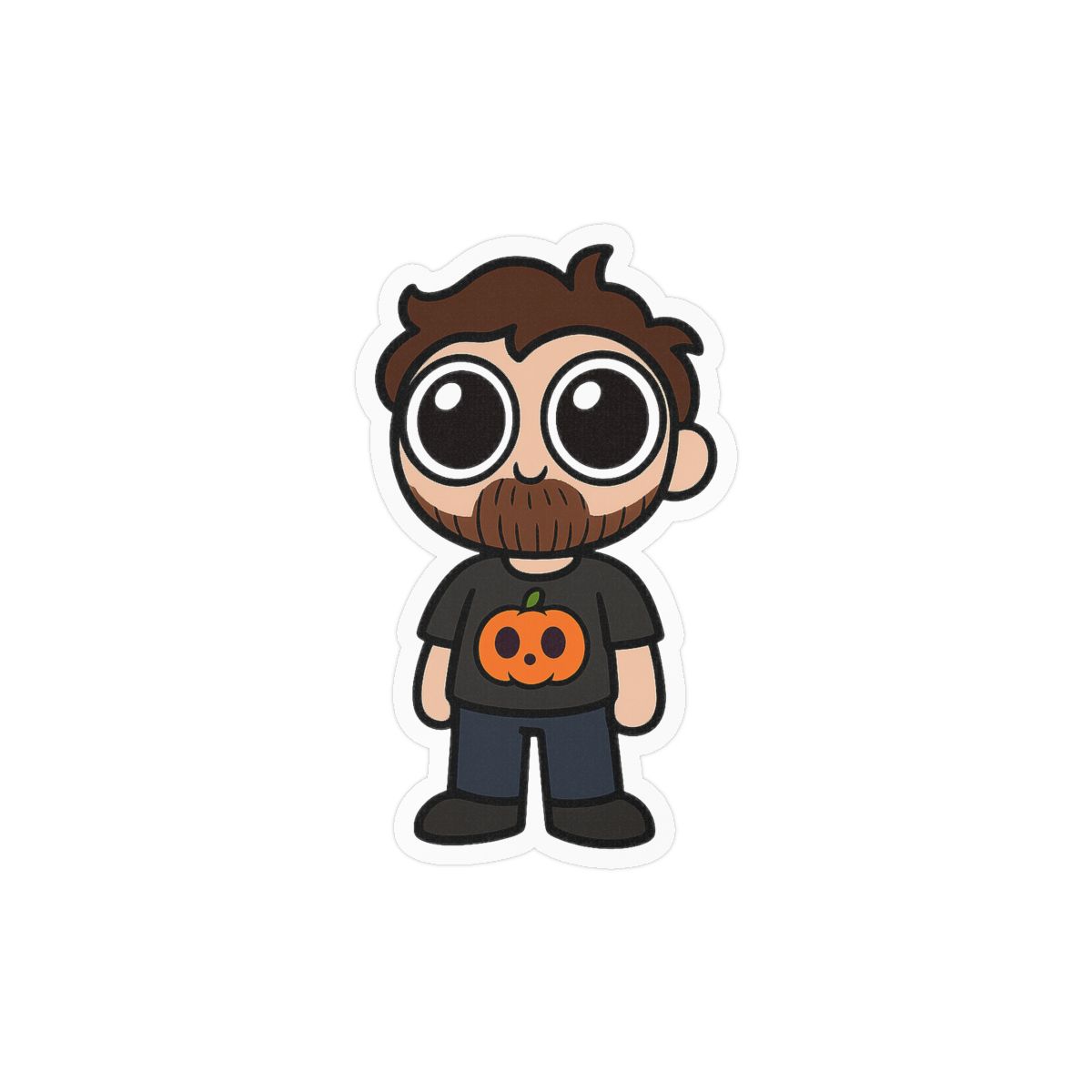 Tiny DougDoug Sticker | Cute Gamer Vinyl Decal