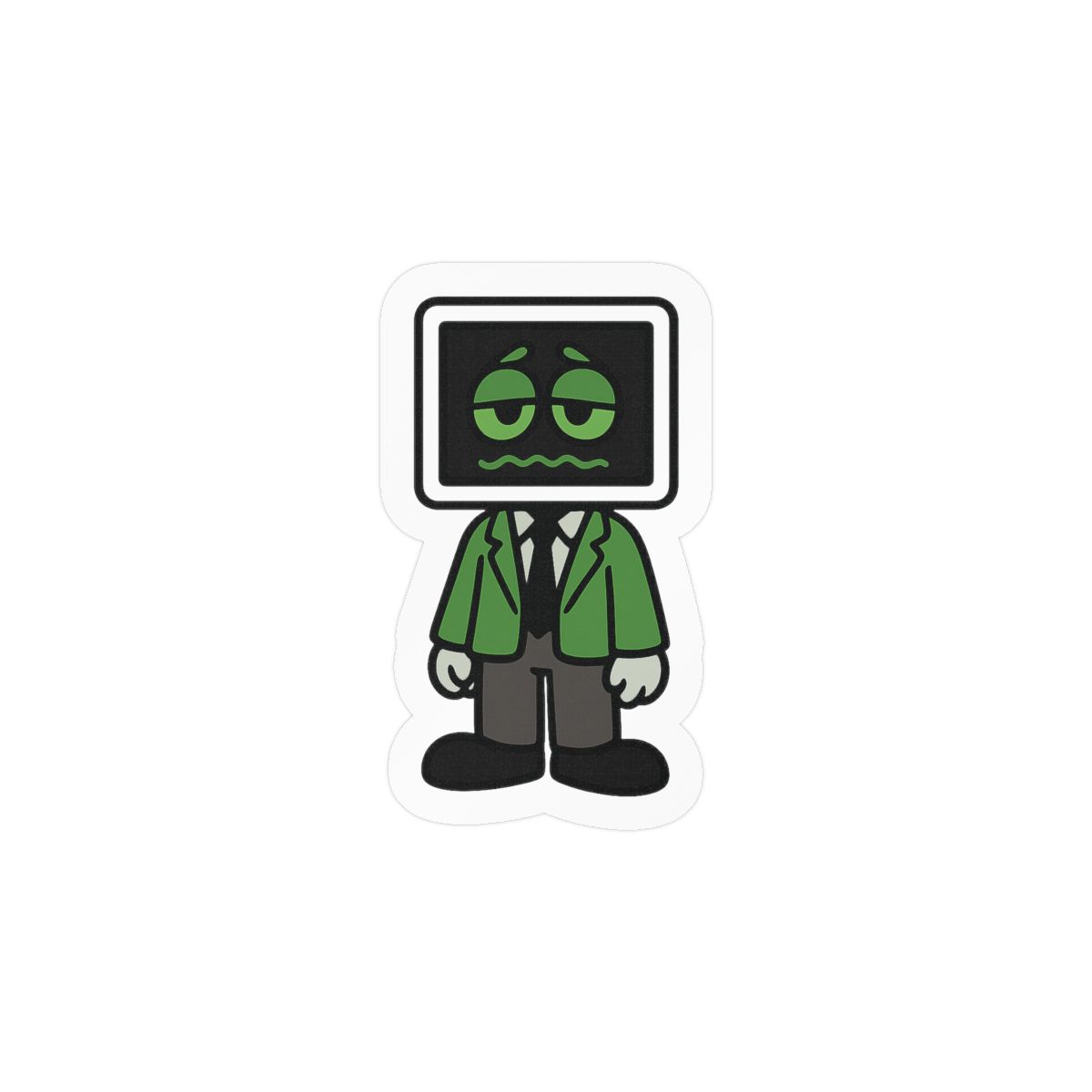 Whimsical Shuffler Sticker | Cute Vinyl Decal