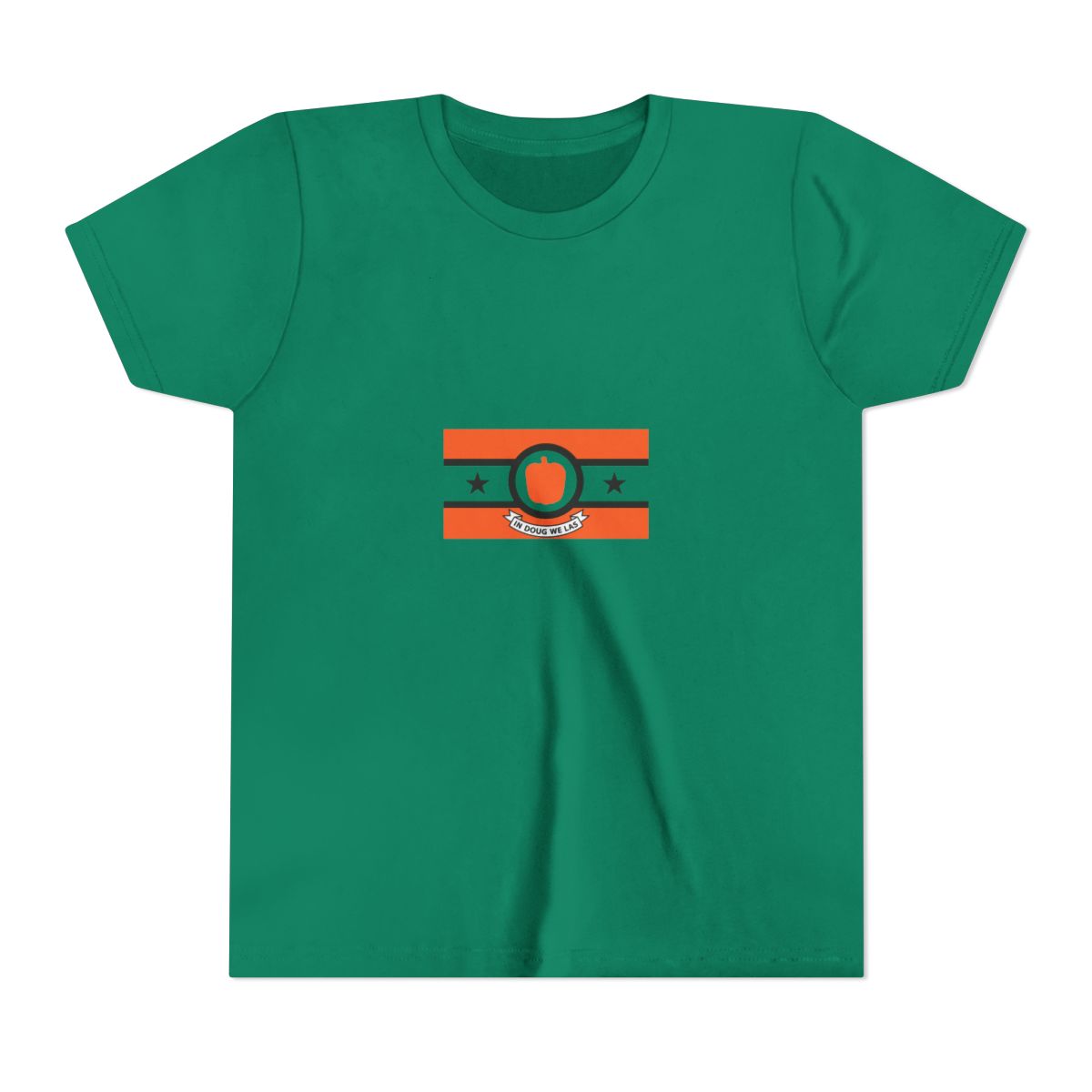 DougDoug Chaotic Twitch Streamer Kids T Shirt - alternate angle 2, merchandise